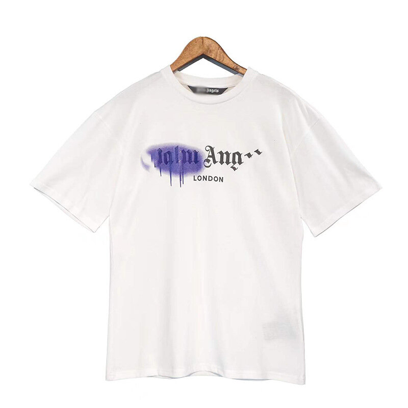 Męskie koszulka z krótkim rękawem męskie w letniej marce marki Deginer luźne pary toowe amerykańskie koszulki z t-shirty z krótkim rękawem w stylu Vintage