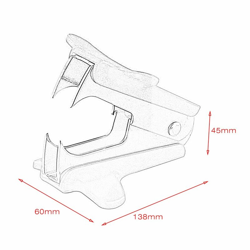Tianse Staple Remover School Stationery Office Binding Supplies Stapler Supporting Mini Portable Standard Metal
