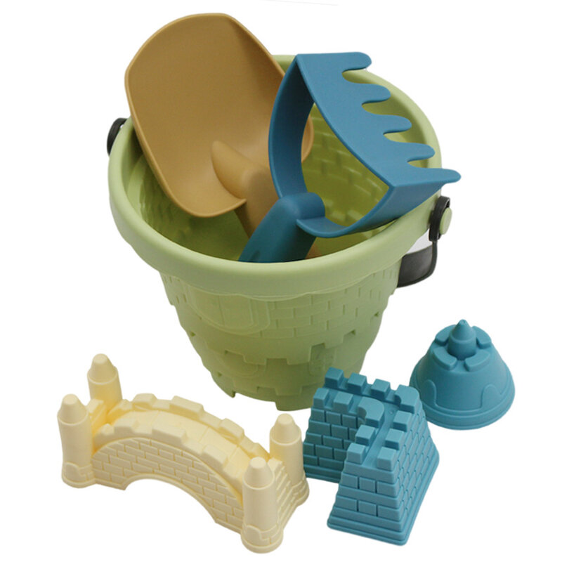 Castle Model Sand Mold Tools Beach Toys Rubber Dune Children Summer Toys Set Ins Seaside Sets Outdoor Baby Bath Toy for Kids