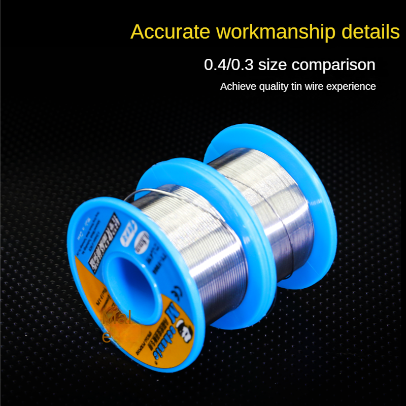 MECHANIC TY-V866 시리즈 BGA 솔더 와이어용 납 저온 융점 솔더 와이어, 183 ℃, 40g, 0.2mm-1.0mm