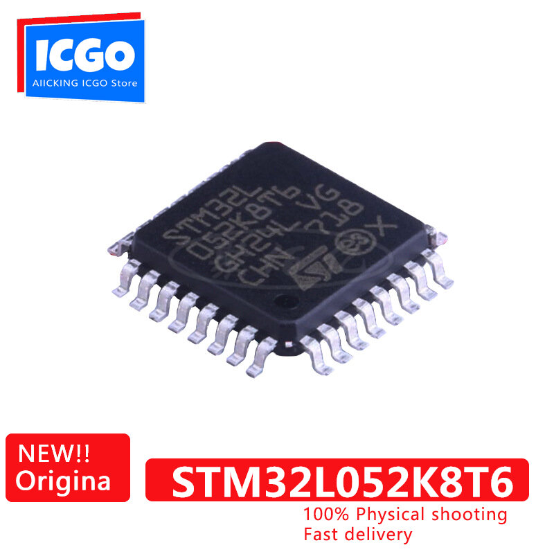 (1piece)100% 오리지널 STM32L052K8T6 LQFP32 IC MCU 신제품