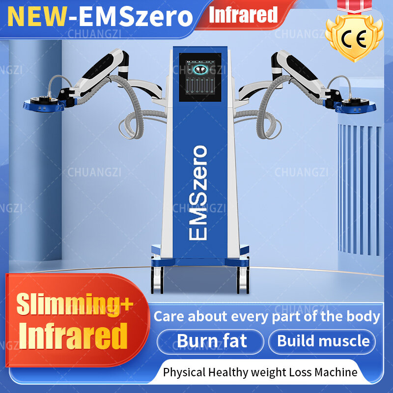 EMSZERO HI-EMT Neo 14Tesla 6000W Nova EMS, mesin pahat otot inframerah panas berat badan