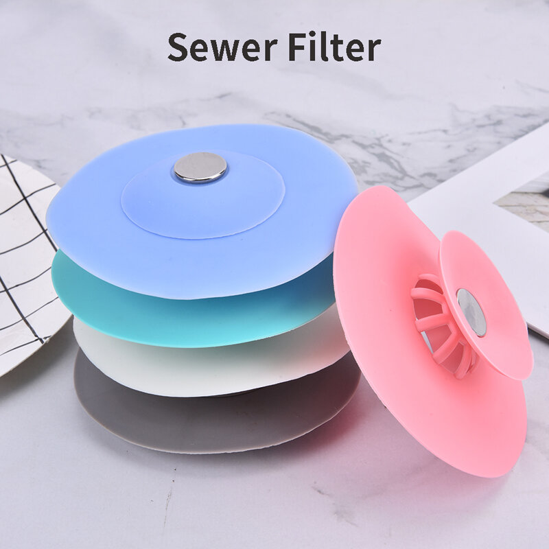 Tappi di scarico per lavello a pressione da cucina filtri antiodore tappo di scarico a pavimento per vasca filtro per lavello in silicone anti-intasamento