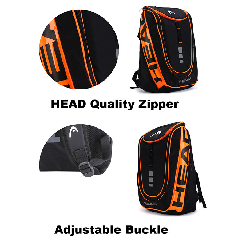 Рюкзак для тенниса на голову, спортивная сумка для отдыха на открытом воздухе, сумка для теннисных ракеток, рюкзак для тенниса Raqueta, оригинал...