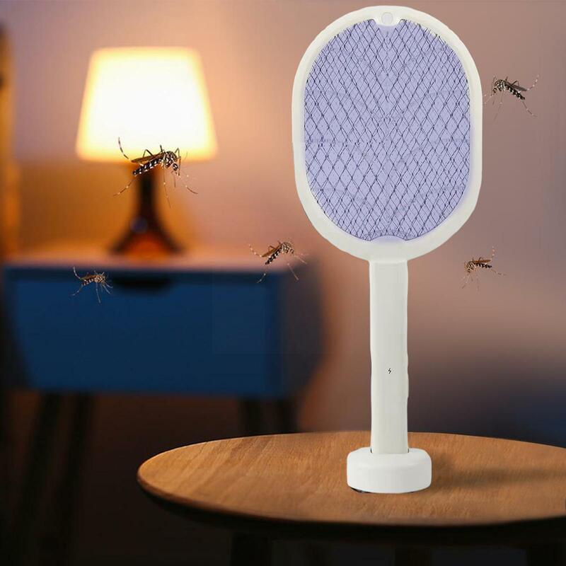 Raquette électrique anti-moustiques, Rechargeable par USB, pour tuer les insectes volants, piège, pour tuer les insectes pendant l'été, 3500V, O5D6
