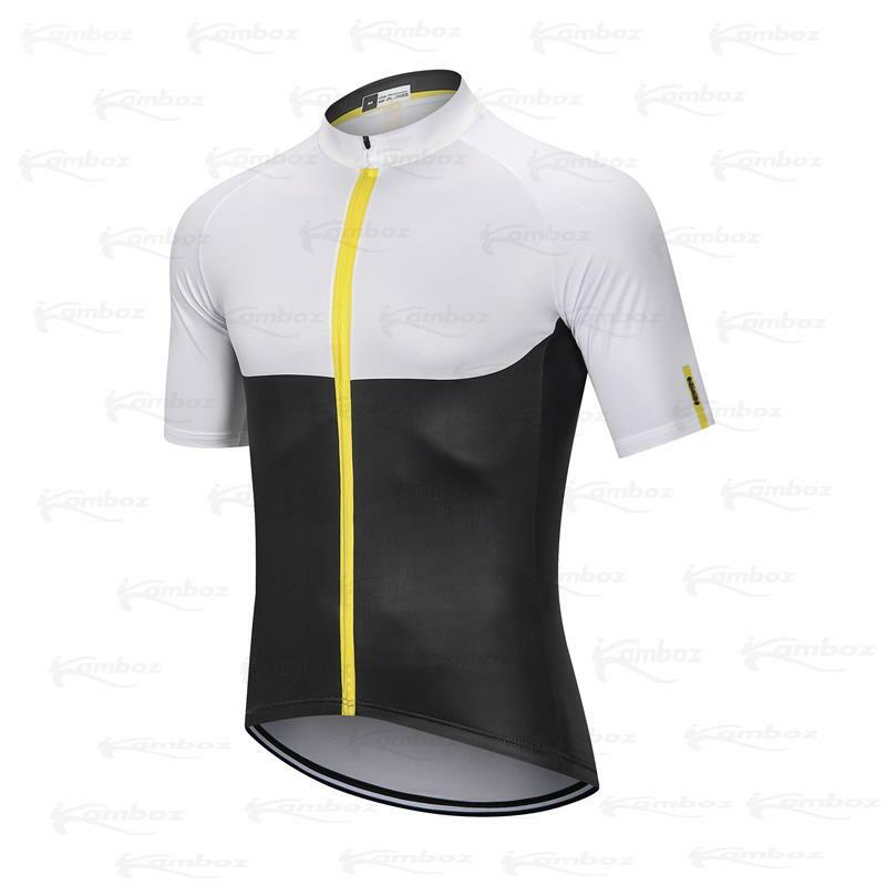 Profesjonalna koszulka kolarska dla 2021 Team MTB Ropa Ciclismo dla mężczyzn letnia jazda na rowerze Maillot mężczyźni krótka cała na zamek poliester nowość