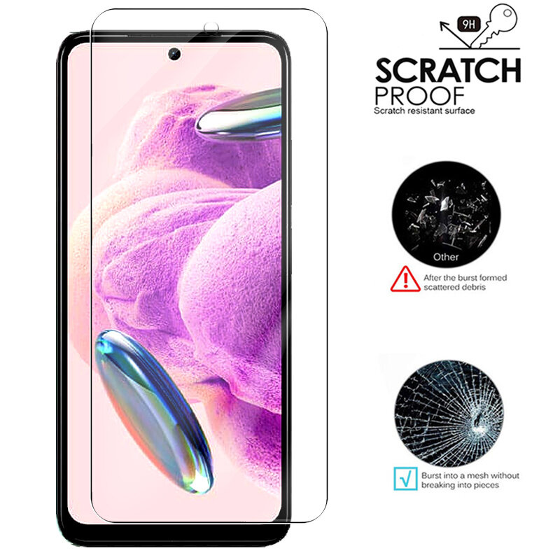 6in1 Tempered Glass For Xiaomi Redmi Note 12S Clear Screen Protector Redmy Note12 Note 12 S Note12S Camera Lens Protective Film