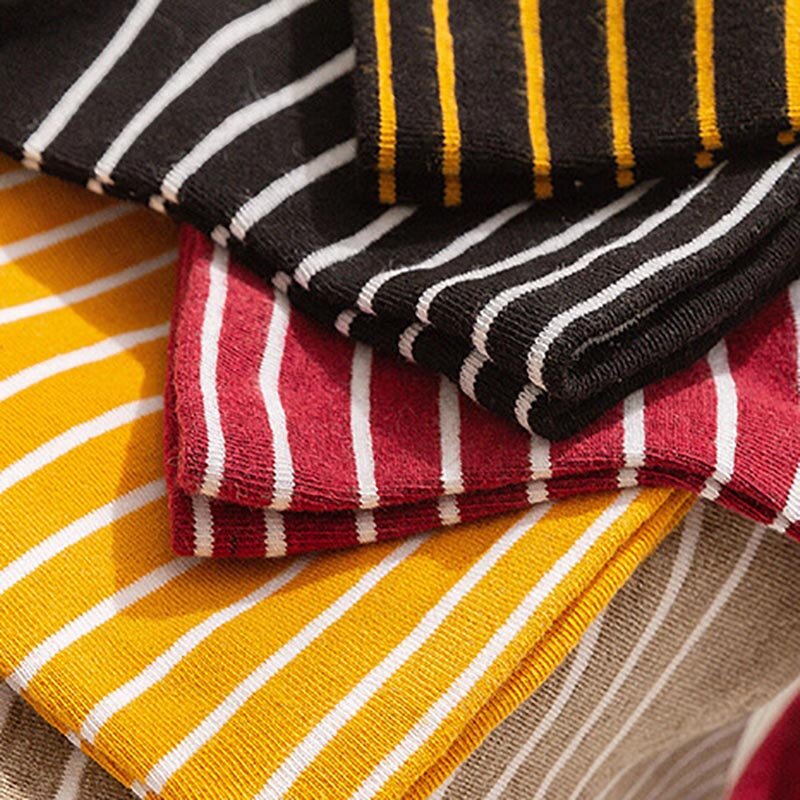 1 par de meias femininas novo outono inverno moda japonesa harajuku colorido listrado meias algodão grosso quente longo engraçado meias