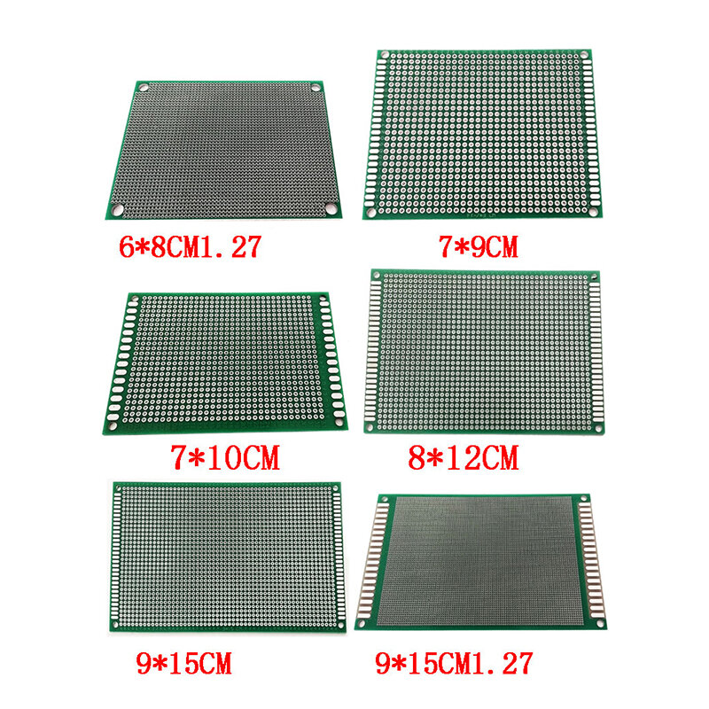 Universal PCB Board 2-12cm Green Double sided Tinned Spray Tin Plate