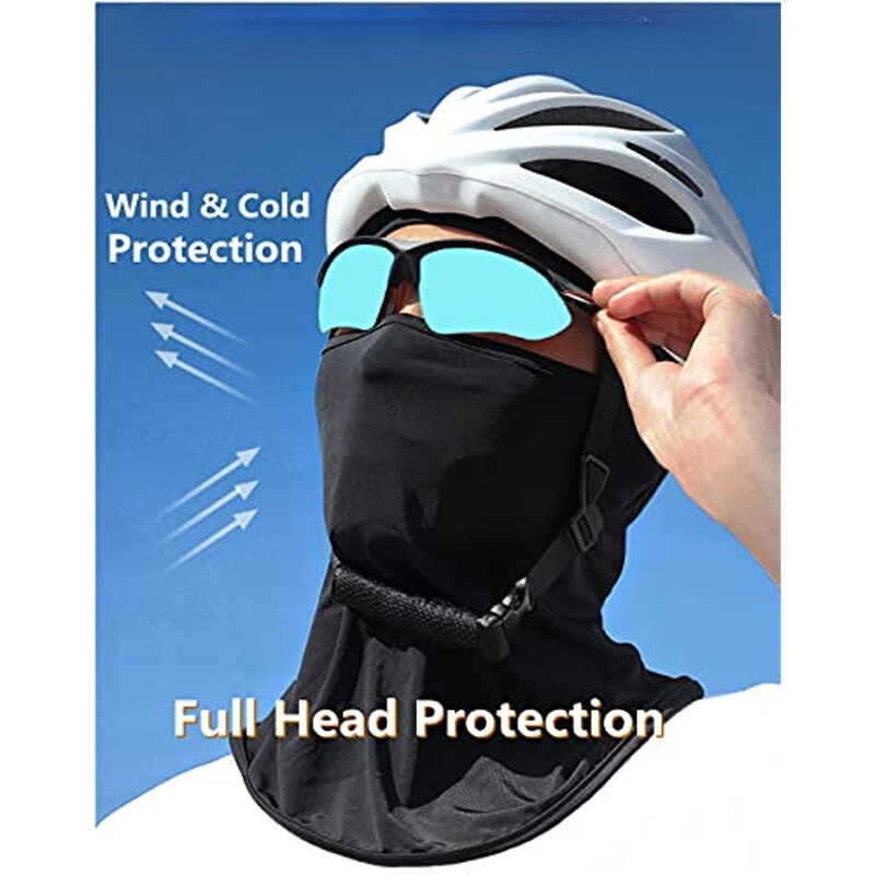 Gorros con protección UV para hombre y mujer, mascarillas de esquí de cara completa de secado rápido, forro táctico militar, pasamontañas transpirable
