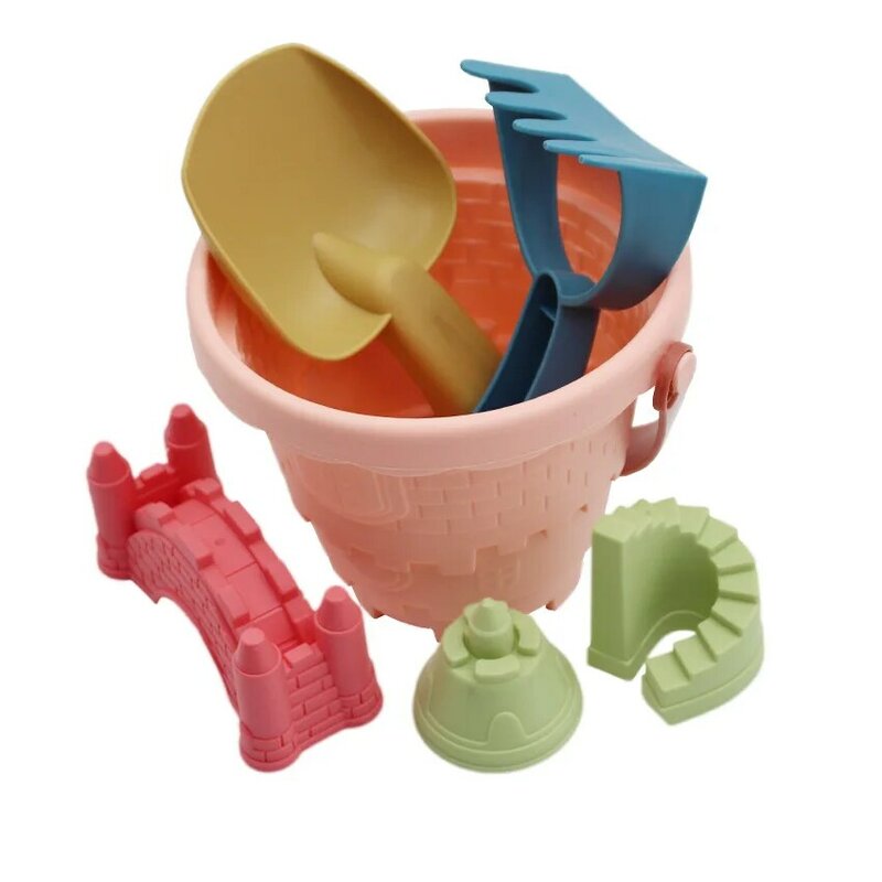 Model zamku piasek formy narzędzia zabawki na plażę gumowe wydmy dzieci letnie zabawki zestaw Ins zestawy nadmorskie wanienka do kąpieli zabawka dla dzieci