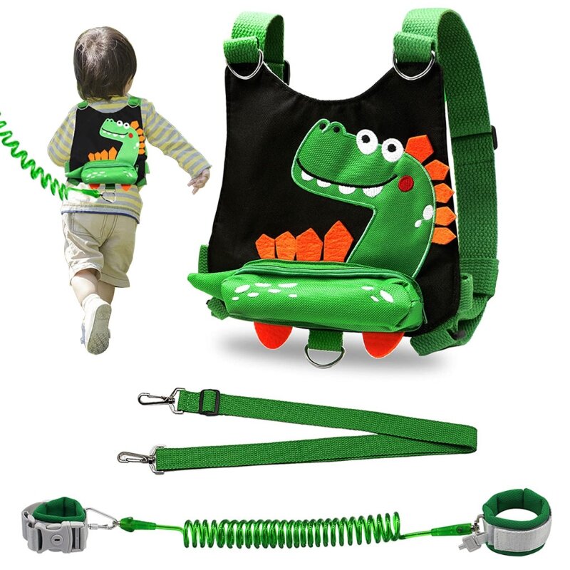 Child Leash Harness Learning Walking Harness Care Infant Anti Lost Wrist Link
