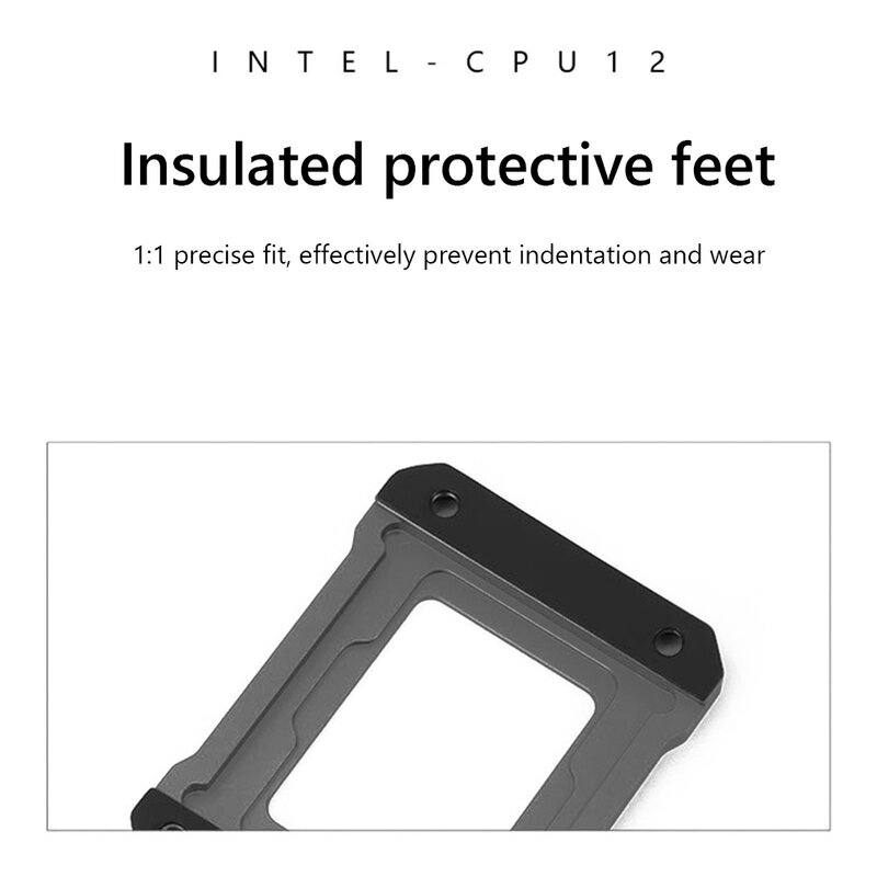JEYI – protecteur de châssis pour Intel 12e CPU H610 B660 Z690, pièce de puce, correcteur de flexion, boucle de fixation CPU LGA1700-BCF, CNC, aluminium