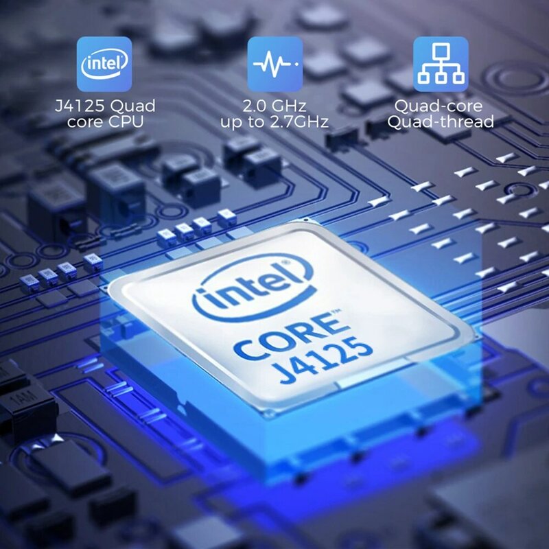 KUU-ordenador portátil A8S PRO de 15,6 pulgadas, 8GB, DDR4, RAM, 256GB, SSD, Intel J4125, Quad Core, cámara web de 200W, Bluetooth, WiFi