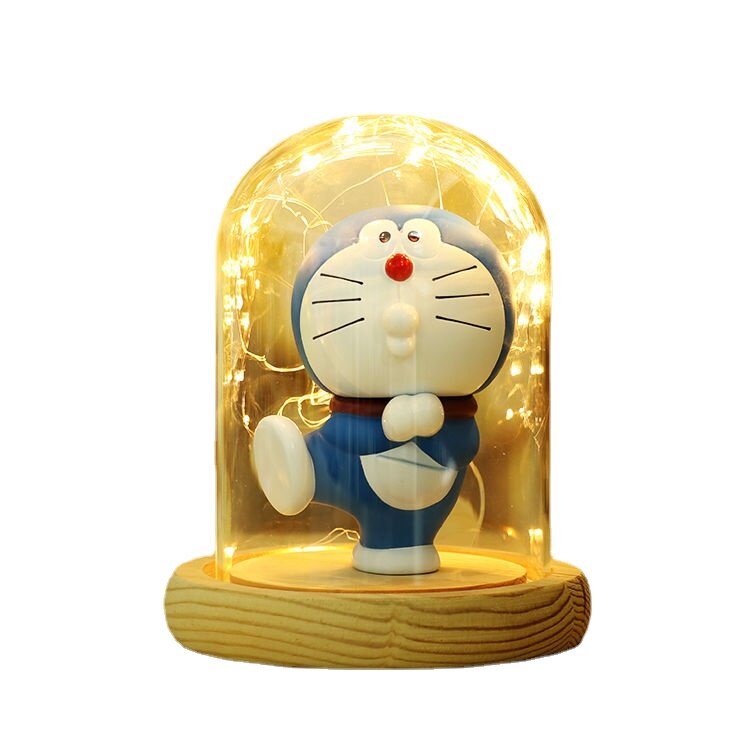 Doraemon-robot de dibujos animados hecho a mano para niños, muñeco de gato, decoración de animación, regalo de cumpleaños
