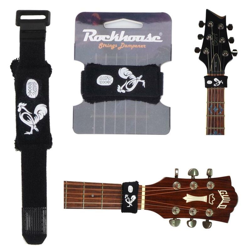Guitar Fret Strings Mute Dampeners Eliminate Noise Anti-whistling Bass Muting Straps Musical Instrument Accessory E-Guitar Belt