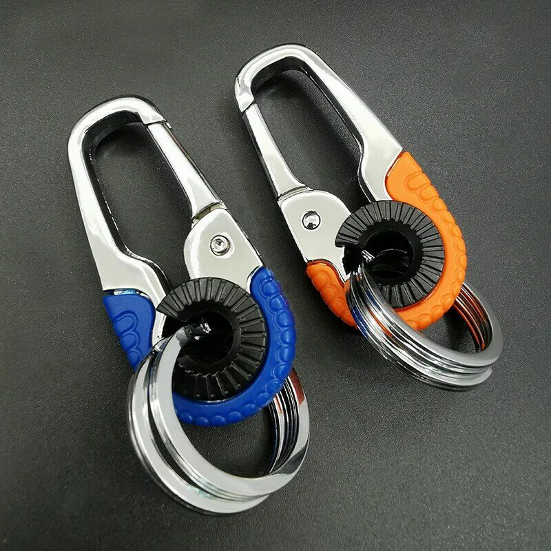 Carabiner Keychain Camping Hiking Outdoor Sports Safety Buckle Keychain Zinc Alloy Keychain Ring Climbing Equipment