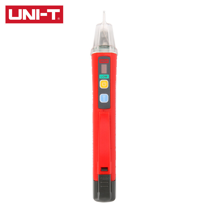 UNI-T UT12D電圧感度電動コンパクトペン、ac電圧範囲24v〜1000v ncv二色インジケータライトcat iv 1000v