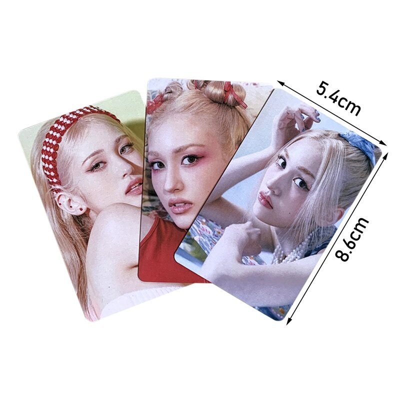 Juego de 10 unids/set de tarjetas fotográficas Kpop Somi, álbum XOXO de papel autohecho, tarjetas Lomo HD, postales, tarjetas fotográficas para colección de Fans, regalo