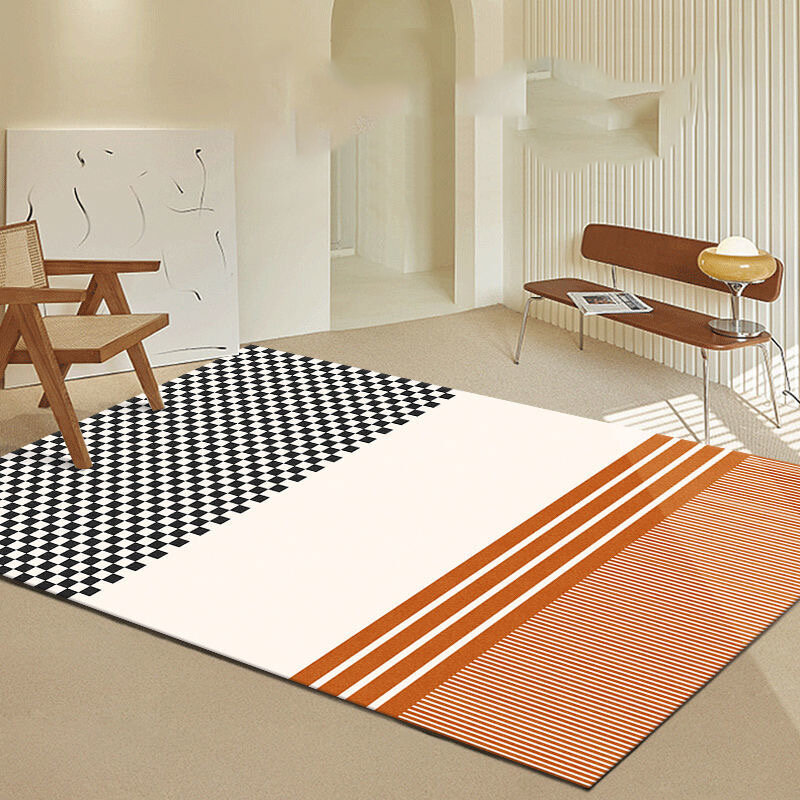 Alfombras grandes de lujo nórdico para sala de estar, alfombras gruesas de piel suave, grandes para dormitorio, decoración del hogar, alfombra moderna para el suelo