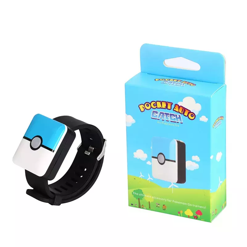 Новый автоматический захват браслет для Pokemon Go Plus Bluetooth перезаряжаемый квадратный браслет для Android IOS