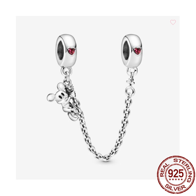 925 Sterling silver Charm Beads Little cute elephant Dangle Dog Charms fit Pandora 925 Original Bracelet silver jewelry