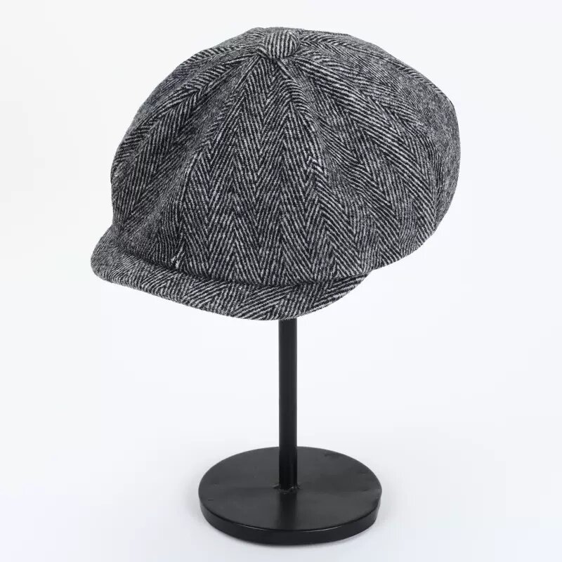 2022 new winter beret octagonal Gangsters Hat Peaky Blinders Paperboy hat Autumn Winter Bud hat