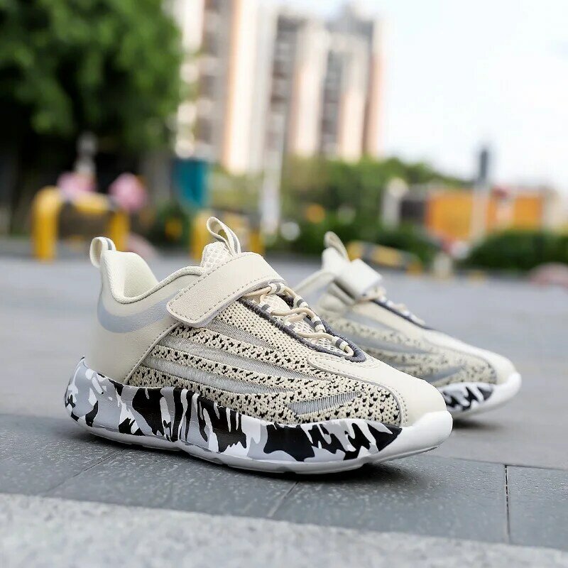 Children Sneakers Kids Casual Shoes Girls Boys PU Leather Flats Rubber Sole Toddlers Sports Shoe 4-5-6-7-8-9-1SYEARS ize 28~39#