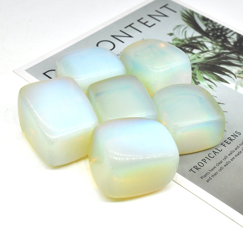 Natürliche Opalite Kies Probe Größe Unregelmäßigen Fiel Steine Reiki Healing Kristall Quarz Mineral Aquarium Hause Dekoration