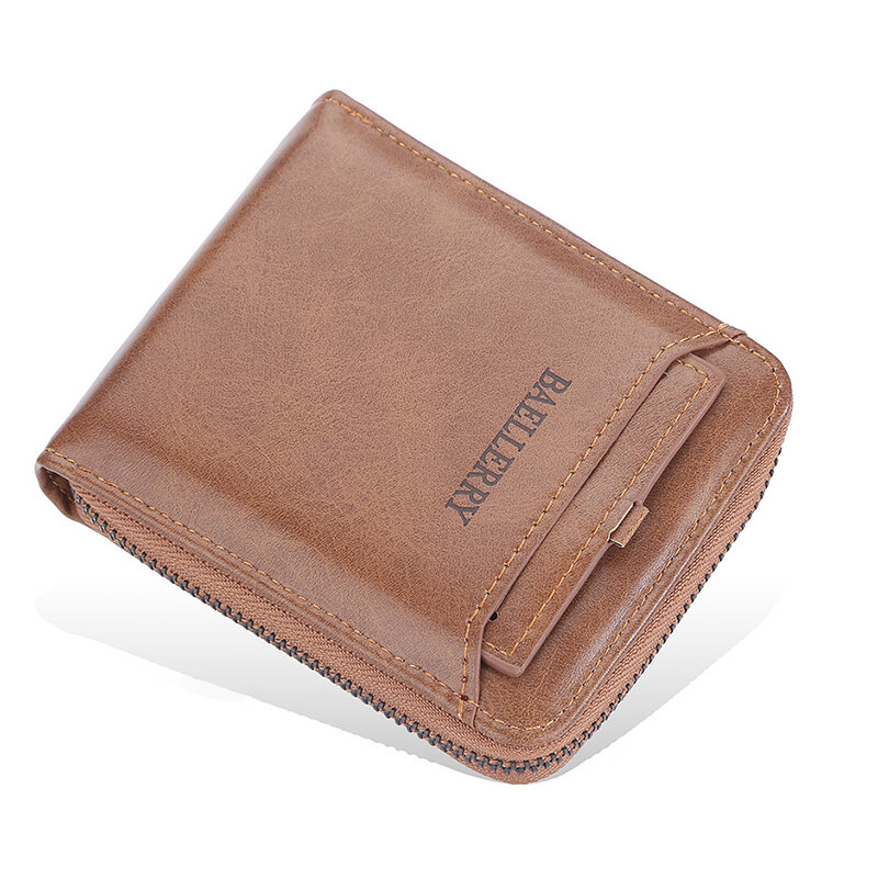 Portefeuille en cuir PU pour hommes, porte-cartes de crédit, de luxe, de styliste, de haute qualité, livraison directe