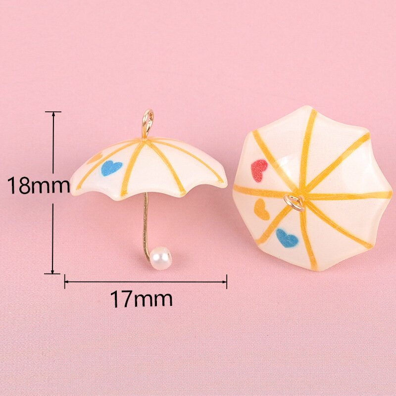 수 지 에뮬레이션 우산 DIY 재료 쥬얼리 만들기 용품 귀걸이 매력 펜 던 트 액세서리 목걸이 공예에 대 한