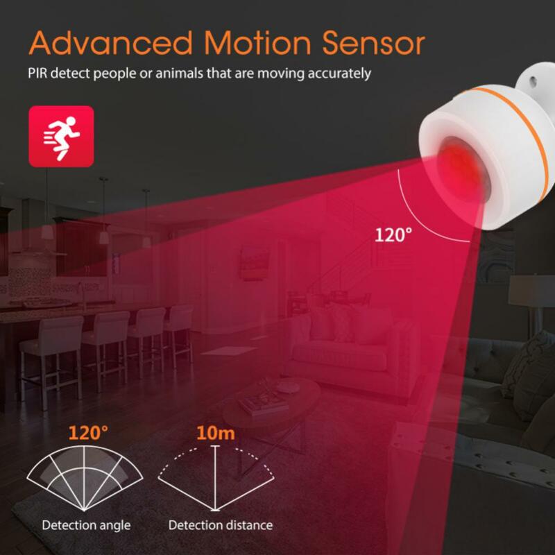 Pir استشعار الحركة في الوقت الحقيقي رصد Tuya اللاسلكية App التحكم عن بعد المنزل الذكي الأشعة تحت الحمراء للكشف عن جسم الإنسان استشعار الحركة