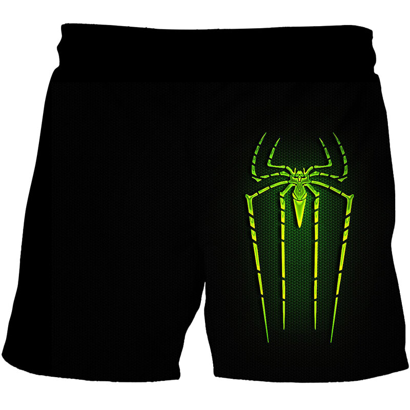Pantalones cortos de superhéroes de Marvel, Hulk, Spiderman, ropa de manga corta de verano para niños y niñas