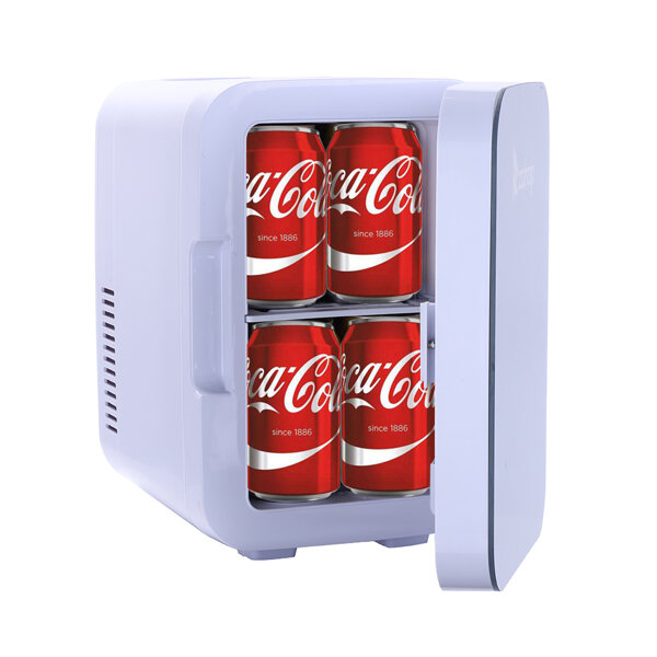 Yinntech Mini frigorifero portatile elettrico più caldo 6 litri/0.21 Cuft / 8 lattine sistema termoelettrico portatile AC/DC