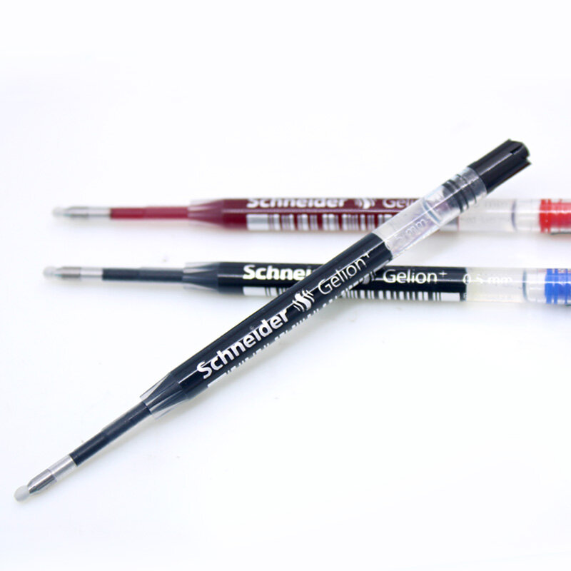 Schneider Gelion39 – recharge pour stylo Gel G2, couleurs noir/bleu/rouge/vert, fournitures scolaires et de bureau