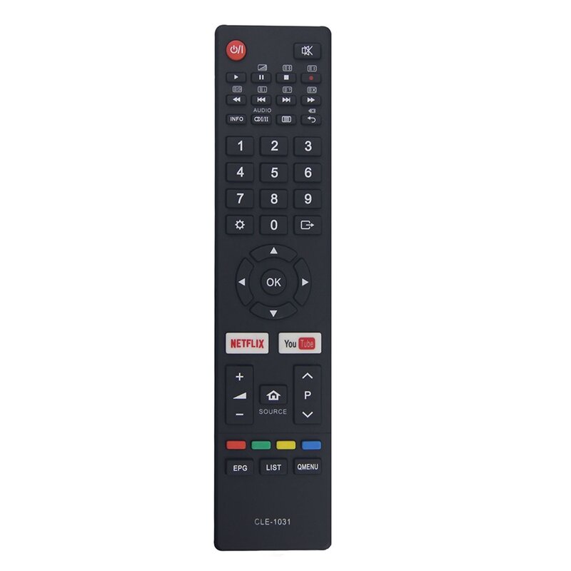 Novo controle remoto de substituição CLE-1031 para hitachi led smart tv acessórios, preto