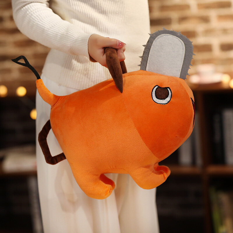 Anime Chainsaw Man Pochita Plush Toy Keychain  Cosplay Props bag pendant