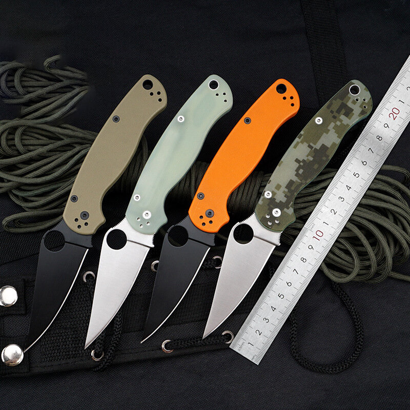 440 materiał ostrza składany nóż Outdoor Camping Survival noże przenośny samoobrony składany kieszonkowy nóż narzędzie HW39