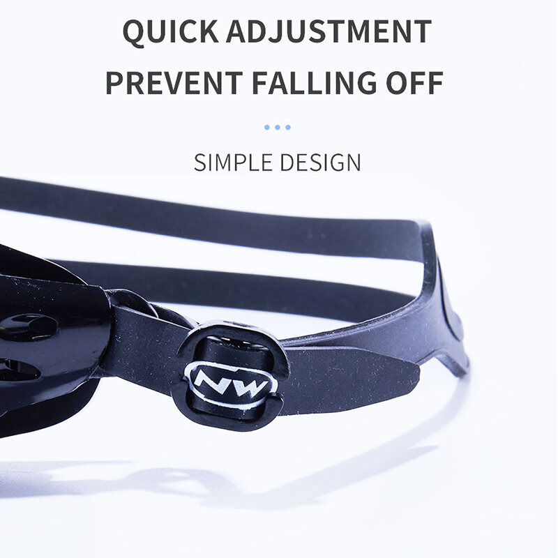 Gafas de natación profesionales para hombres y mujeres, antivaho, UV, chapado ajustable, gafas de silicona impermeables, gafas para adultos, nuevo