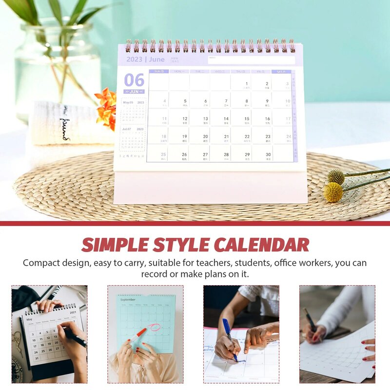 Kalender 2023 Schreibtisch 2022 Stehend Flip Desktop Kleine Monatliche Tisch Planer Büro Tabletop Mini Wand Täglichen Dekorative Tag