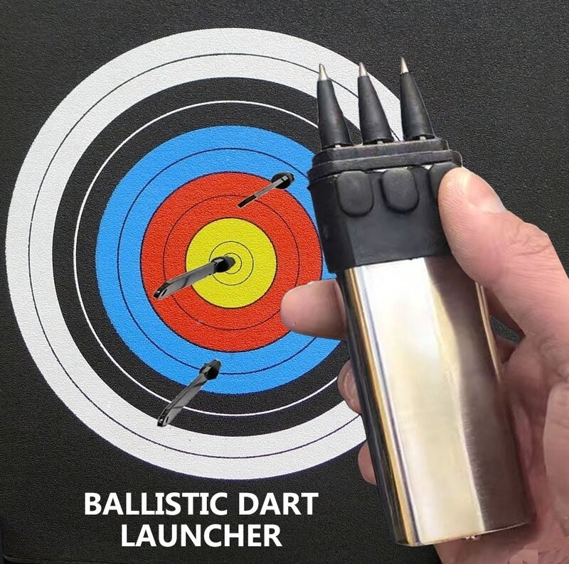 Zabawka samoobronna balistyczna DART GUN PISTOLA LAUNCHER polowanie strzelanie Shooter nowe narzędzie taktyczne ciche strzelanie CN