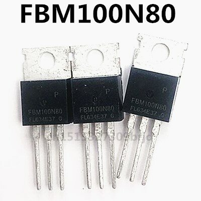 5 pièces/FBM100N80 80V100A TO-220, Original, nouveau