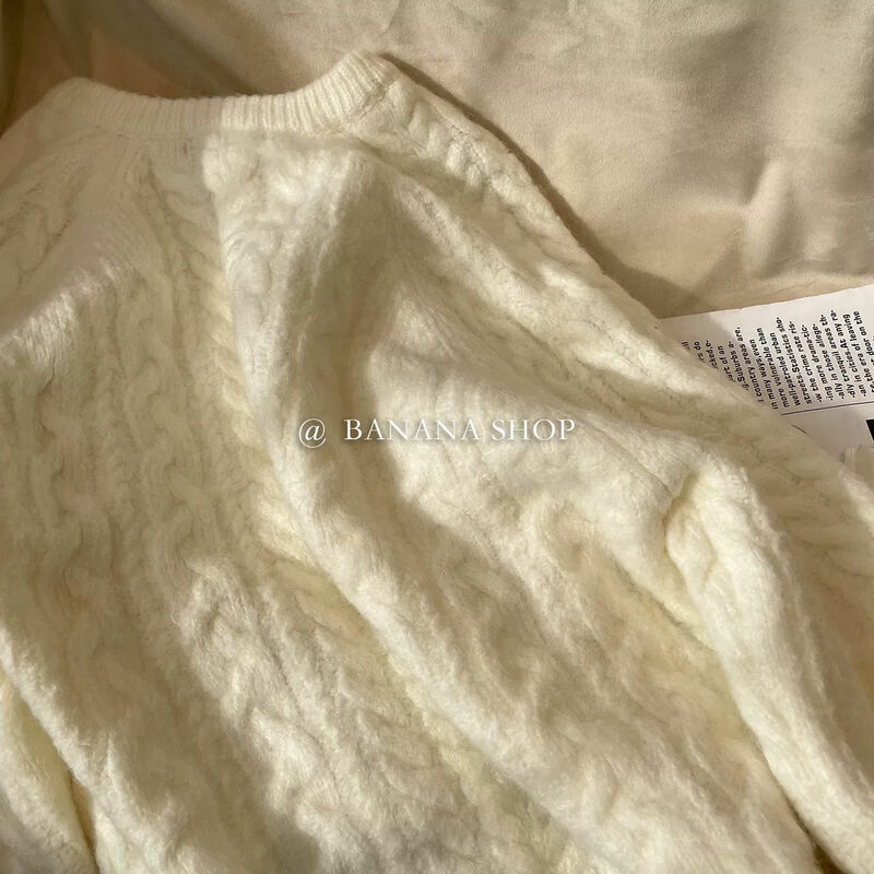 Женский вязаный свитер с V-образным вырезом, новая Толстая свободная вязаная одежда в стиле простоя, осенне-зимнее пальто, свитер, Женская мода в Корейском стиле