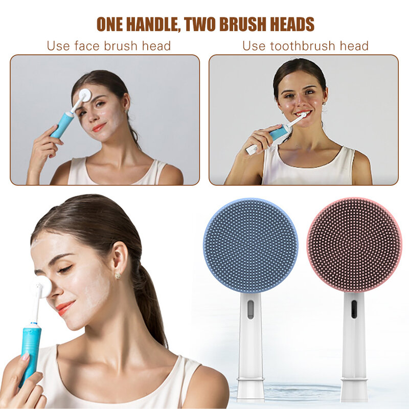 Cabezales de repuesto para cepillo de dientes eléctrico Oral-B, cabezal de limpieza Facial, herramientas para el cuidado de la piel del rostro