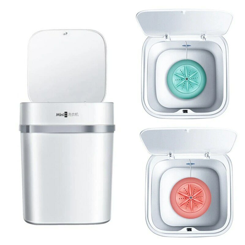 10L Mute Mini Draagbare Desktop Wasserij Washer Ultrasone Kleren Wasmachine Voor Thuis En Water Spoelen