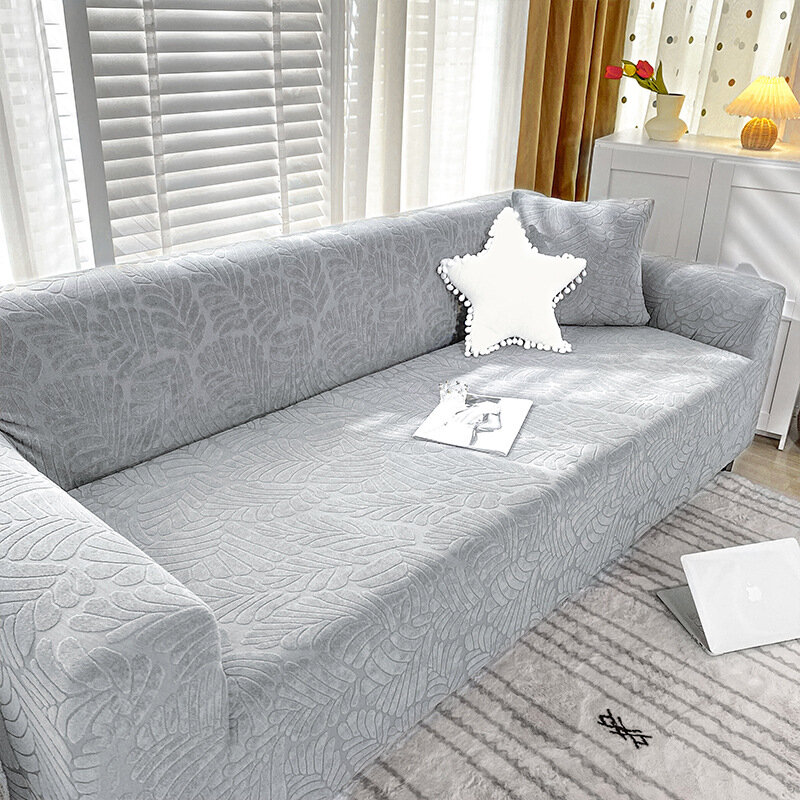 Universal Elastic Sofa Cover Cloth, All-Inclusive Sofa Cover, Sofá Toalha, Duplo, Combinação de três assentos
