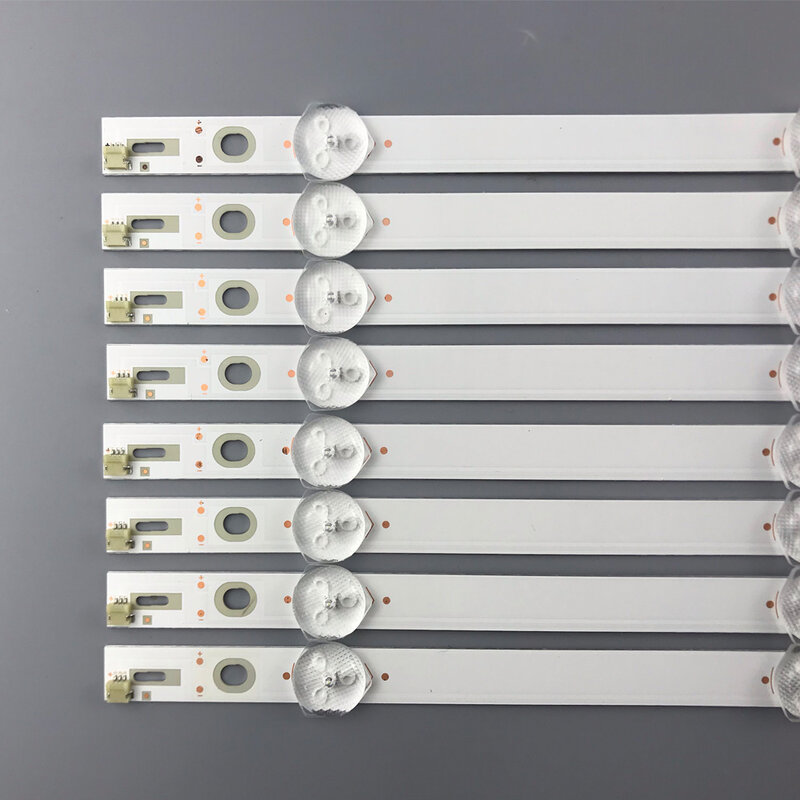 Tira de luces LED de retroiluminación, accesorio para 49BDL3056Q 49U5070 K490WDC1 A2 4708-K49WDC-A2213N01, 8 unids/lote, 5 lámparas