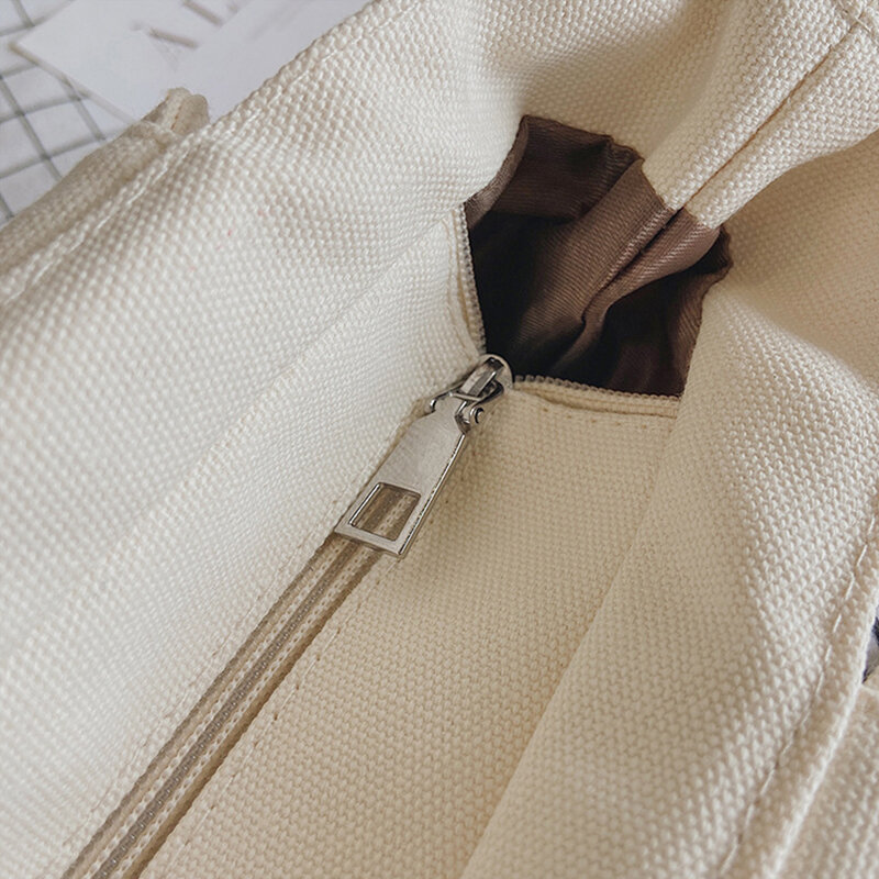 Płócienna Tote torba dla kobiet 2023 torba na zakupy luksusowy projektant torebki Crossbody na ramię mody kreatywny uroczy bajka lalki torby na ramię
