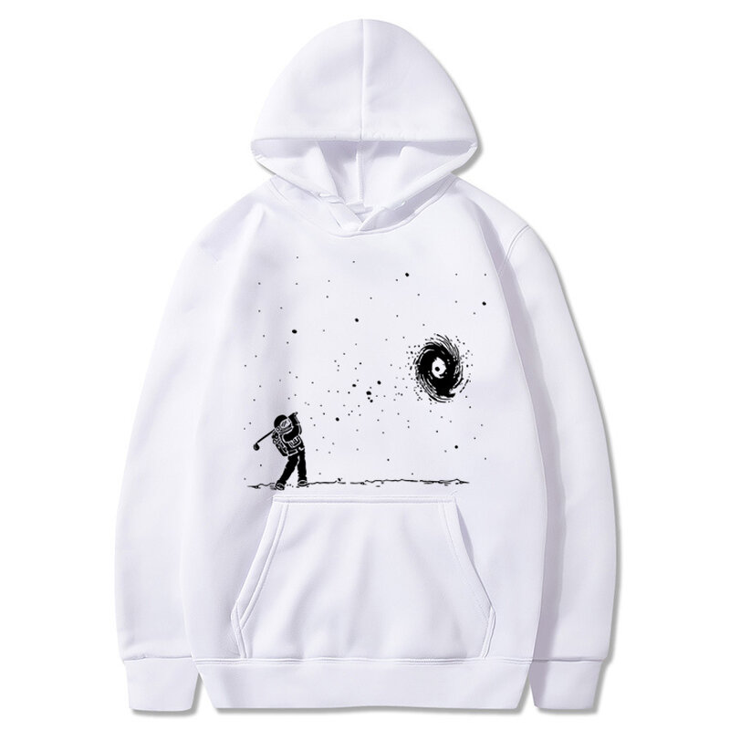 2022 tendência nova moda masculina legal gato engraçado astronauta hoodies impressão a cores sólidas sweatshirts pulôver moletom