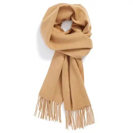 Luxury 100% Cashmere Scarf Men Winter Wool Casual Scarf Women Thicken Warm Solid Male Shawl & Wrap All-matching Pashmina Foulard